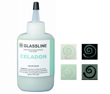 Glassline Paint Pen - Celadon - Click Image to Close